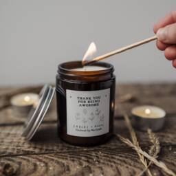 Thank You For Being Awesome Scented Soy Candle Gift - thumbnail 1