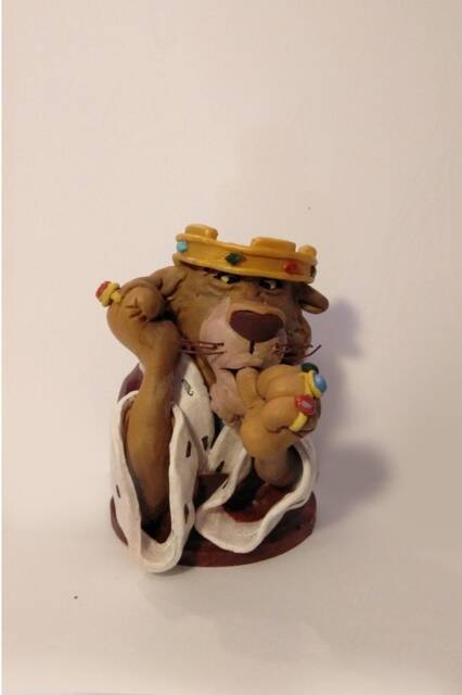 Robin Hood - Prince John. Handmade Polymer Clay Action Figure. Unique Collectible - image 1