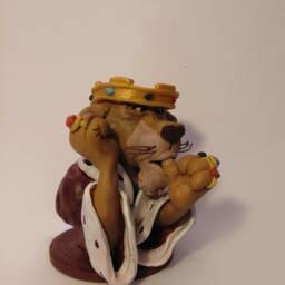 Robin Hood - Prince John. Handmade Polymer Clay Action Figure. Unique Collectible - thumbnail 2