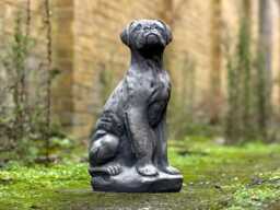 Outdoor Boxer Dog Figurine Concrete Sculpture Stone Memorial Statue Cement Pet Decoration Garden Ornament Dog Lover Gift Art - thumbnail 1