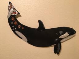 Star - Setareh J46 By Dhseadragon Orca in The San Juan Islands Steel Sculpture