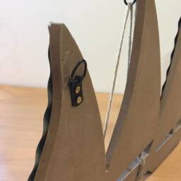 Metal Sailing Boats Wall Art/Nautical Seaside Sea Hanging Decor Beach Side Home Holiday Yacht - thumbnail 4