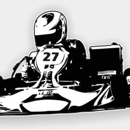 Karting, Racing Kart Large Sticker. Printed On High Quality Vinyl & Laminated. - Destinations Outside UK 2-3 Week Delivery - thumbnail 2