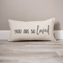 You Are So Loved - Monogrammed Gift Gifts For Her Valentines Day Valentine's Husband Decor Wife - thumbnail 1