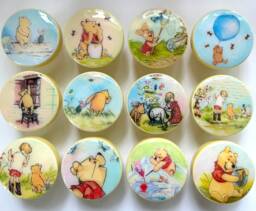 Winnie The Pooh Knobs Drawer Pulls Classic Version M2M Bedding Kids Nursery Room Decor Art ... So Cute