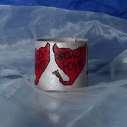 Spn Mark Pellegrino Only Love Campaign Design Teelichthalter - thumbnail 3