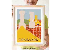 Reprint Of The Vintage Travel Poster - Denmark - thumbnail 1