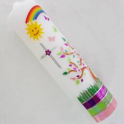 Baptism Candle Tree Of Life, Incl. Labeling - thumbnail 2
