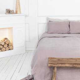 Linen Flat Bed Sheet 100% Linen Material Stonewashed Bedding Twin Full Queen King Size No Seams, Mother's Day, Valentines Day Gift - thumbnail 2