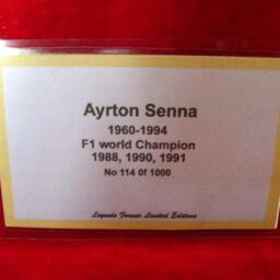 Ayrton Senna Bronzed Bust Sculpture Limited Edition, Legends Forever - thumbnail 4