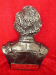 Ayrton Senna Bronzed Bust Sculpture Limited Edition, Legends Forever - thumbnail 2
