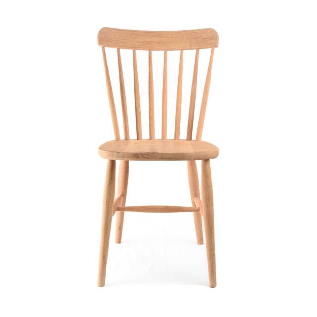 Scandinavian Nordic Oak Kitchen Dining Chair in Neptune's Natural Colour, Made From European Oak - image 1