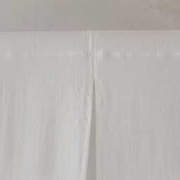 Off White Linen Noren Curtain, Handcrafted Japanese Room Divider, Elegant & Versatile Home Decor, Soft Doorway Hanging - thumbnail 2