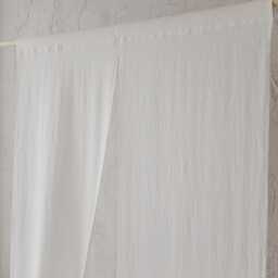 Off White Linen Noren Curtain, Handcrafted Japanese Room Divider, Elegant & Versatile Home Decor, Soft Doorway Hanging - thumbnail 3