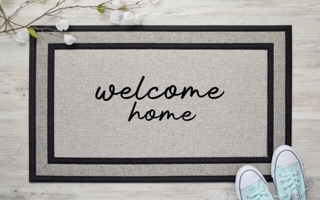"Monogram Custom Family Last Name Doormat Welcome Mat - 18""x30" - image 1