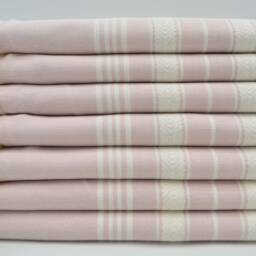 "Turkish Towel, Light Pink Towel, Turkish Cotton Towel, Sauna Towel, Festival Towel, Spa Towel, Peshtemal, 40""x70" - thumbnail 2