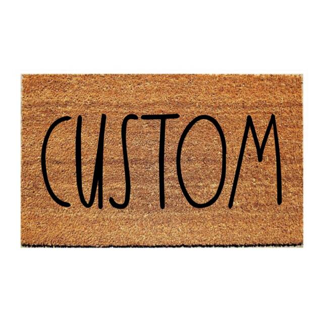 Custom Doormat - Design Farmhouse Style - image 1