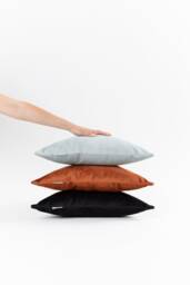Triangle Velvet Pillow - Decorative Throw Accent Cushion - thumbnail 1