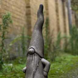 Nordic Gnome Sculpture Concrete Garden Elf Decor Cement Dwarf Ornament Indoor Outdoor Whimsical Long Accent Lawn Lover Gift - thumbnail 2
