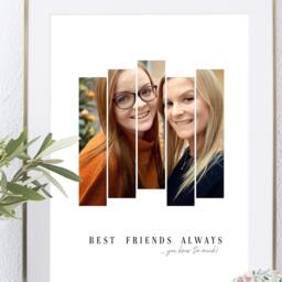 Peronalised Best Friends Print, Custom Photo Gift For Friend, Friends Best Birthday Sister, Auntie - thumbnail 2