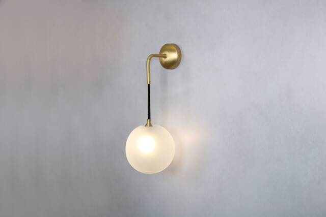 Desgin Wall Lighting - Brass Globe Lamp Vanity Light Fixture, Sconce, Lamp, , Small - image 1