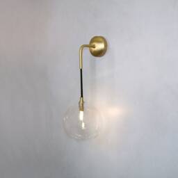 Desgin Wall Lighting - Brass Globe Lamp Vanity Light Fixture, Sconce, Lamp, , Small - thumbnail 2