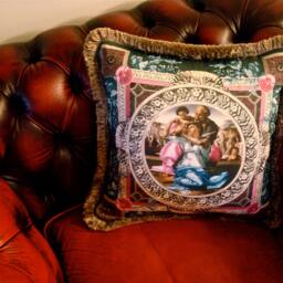 Doni Pillow - Aqua/Pink - thumbnail 2