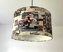 "Lampshade ""Route 66" - thumbnail 1