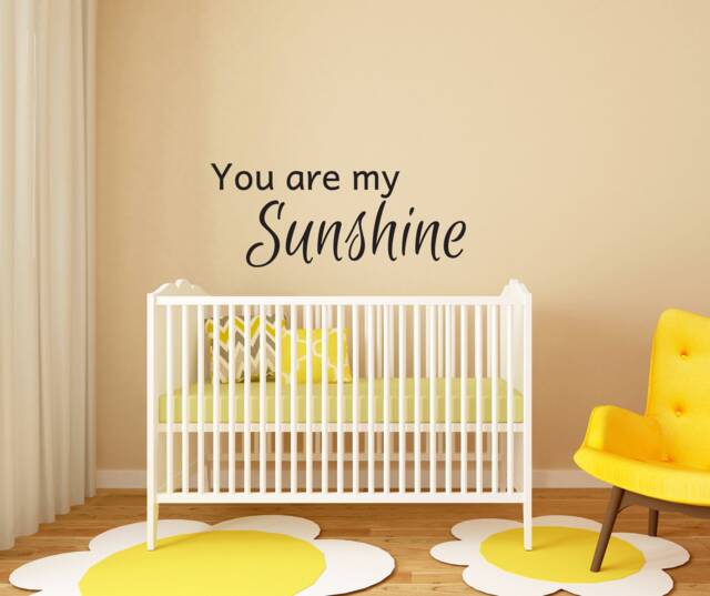 "Vinyl Wall Art Decal - ""You Are My Sunshine" - image 1
