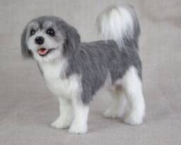 Made To Order Needle Felted Dog Custom Needle Felted Animal Sculpture