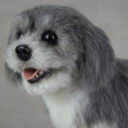 Made To Order Needle Felted Dog Custom Needle Felted Animal Sculpture - thumbnail 3