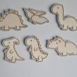 Personalised Dinosaur Height Chart Jurassic Nursery Decor, Wooden Wall Ruler - thumbnail 2