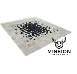 Cowhide Rug 1.6 X 2.0M Peau De Vache. Cow Skin - thumbnail 1