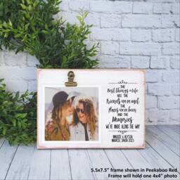 Friends Picture Frame, The Best Things in Life Are Memories Wooden Photo Personalized Girls Trip, Co Worker, Long Distance Gift - thumbnail 4