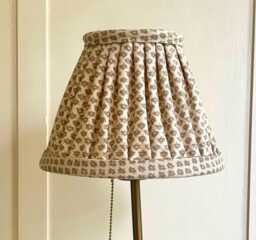 Fermoie Neutral Marden Gathered Lampshade 8