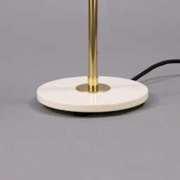 Astoria Reeded Glass & Brass Table Lamp 8 - thumbnail 3