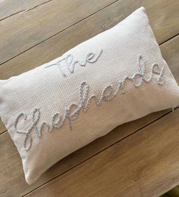 Embroidered Family Name Cushion Personalized Home Decor Gift Homeware Accessory - image 1