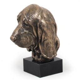 Basset Hound, Dog Marble Statue, Limited Edition, Artdog. Made Of Cold Cast Bronze. Perfect Gift. Limited Edition - thumbnail 3