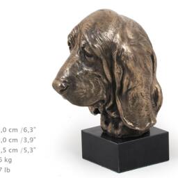 Basset Hound, Dog Marble Statue, Limited Edition, Artdog. Made Of Cold Cast Bronze. Perfect Gift. Limited Edition - thumbnail 4