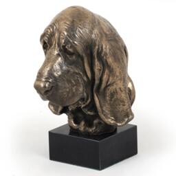 Basset Hound, Dog Marble Statue, Limited Edition, Artdog. Made Of Cold Cast Bronze. Perfect Gift. Limited Edition - thumbnail 2