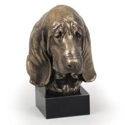 Basset Hound, Dog Marble Statue, Limited Edition, Artdog. Made Of Cold Cast Bronze. Perfect Gift. Limited Edition - thumbnail 1
