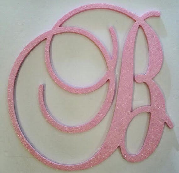 Wall Letters, 24 Inch, Nursery Wall Letters, Nursery Nurser Decor, Glitter & Sparkle