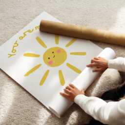 You Are My Sunshine Wall Poster , Art Print Nursery Prints, Scandi Decor, Neutral, Wall Art, Kids - thumbnail 3