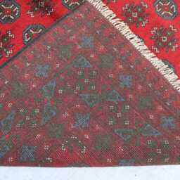 5x7 Ft Handmade Akhcha New Area Rug, Afghan High Pile Turkmen Bokhara Rug Living Room Tribal Rug Bedroom Office - thumbnail 4