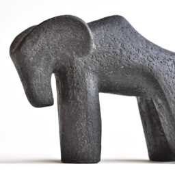 Ceramic Sculpture-Mountain Goat. Clay Figurine Art Handmade Natural Materials Interior Original Gift Collecting Custom Pet Sculpture - thumbnail 1