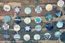 Hanukkah, Holiday Decor, Hannukah Hanukkah Garland, Menorah, Gifts, Chanukah - thumbnail 3