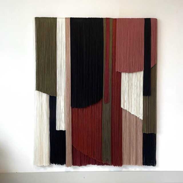 Made To Order/Large Scale Art/Modern Art/Contemporary Art/Textile Sculpture/Wall Art/Fine Arts/Wall Hanging/Tapestry/Rug/string Art/Macrame - image 1