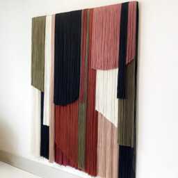 Made To Order/Large Scale Art/Modern Art/Contemporary Art/Textile Sculpture/Wall Art/Fine Arts/Wall Hanging/Tapestry/Rug/string Art/Macrame - thumbnail 2