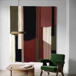 Made To Order/Large Scale Art/Modern Art/Contemporary Art/Textile Sculpture/Wall Art/Fine Arts/Wall Hanging/Tapestry/Rug/string Art/Macrame - thumbnail 4