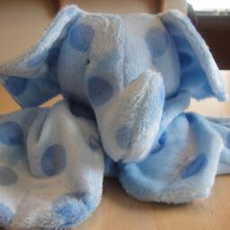 Kids, Animal Security Blanket Toy, Sculptured Plush Buddy - thumbnail 3